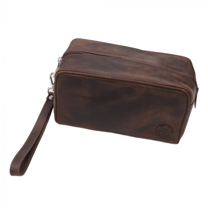 Leather Wash Bag